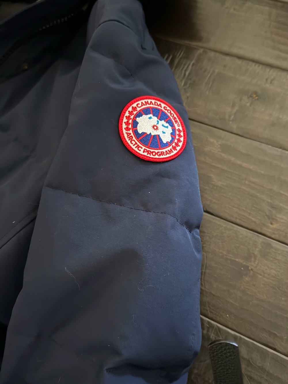 Canada Goose Navy Women’s Shelburne Down Parka with Fur-Trim Hood - Picture 3 of 10